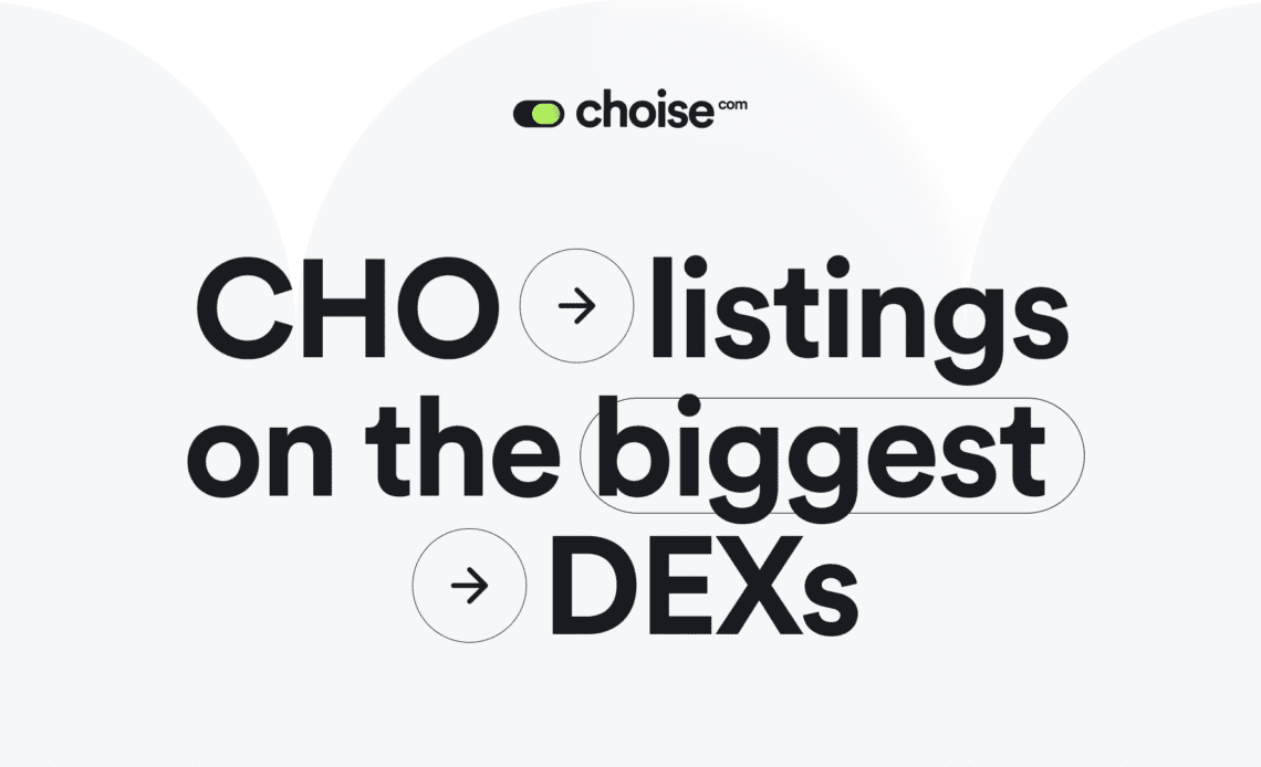 After Various Token Sale Rounds, ‘MetaFi’ Platform Choise.com Will List CHO Token on Popular Exchanges