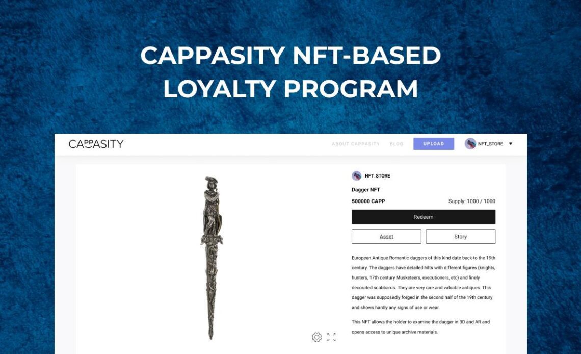 Cappasity to Launch the Solution for Creating NFT-Based Loyalty Programs – Press release Bitcoin News