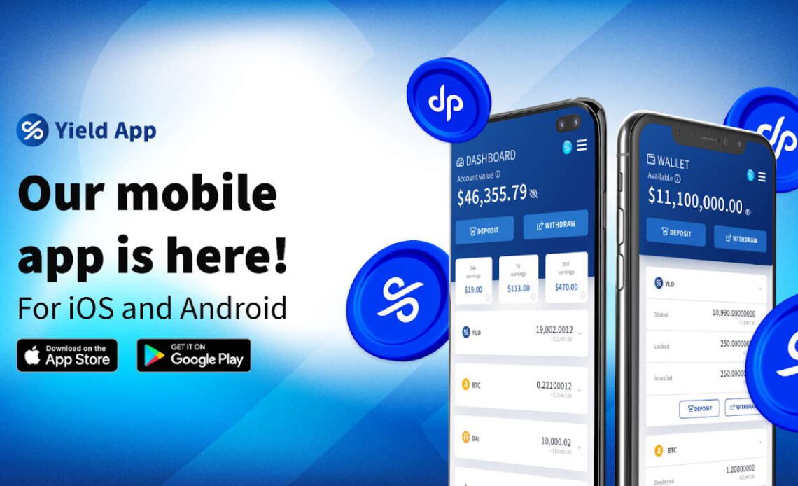 Digital Wealth Pioneer Yield App Unveils Mobile App for iOS and Android – Press release Bitcoin News