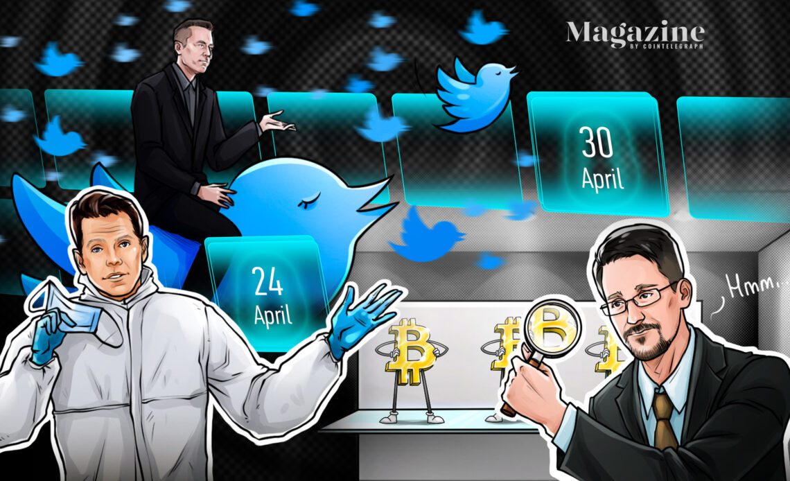 Meta to launch metaverse hardware store, Elon Musk buys Twitter for $44B, and ApeCoin pumps to new highs: Hodler’s Digest, April 24-30