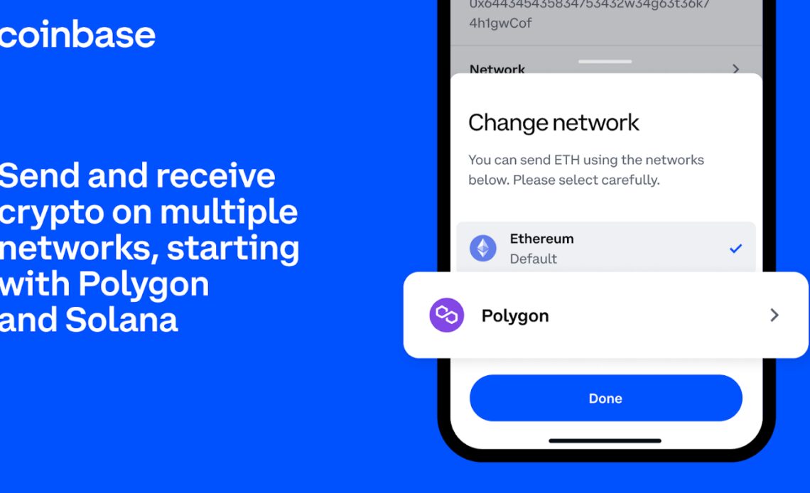 Send and receive crypto on multiple networks, starting with Polygon and Solana | by Coinbase | Jun, 2022