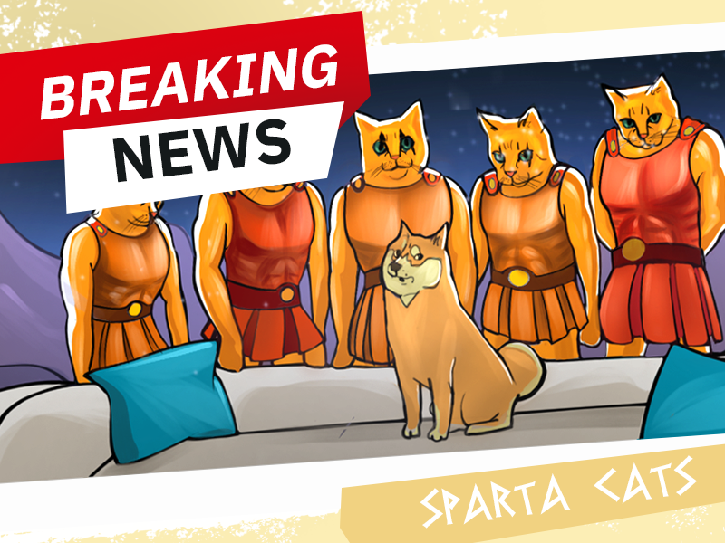 SpartaCats Meme Coin PURR Lists on Two DEXs: PancakeSwap and FlatQube