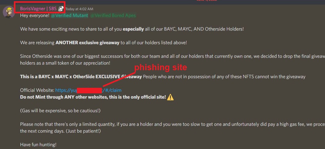Yuga Labs’ BAYC, OtherSide Discord groups breached, over 145 ETH stolen