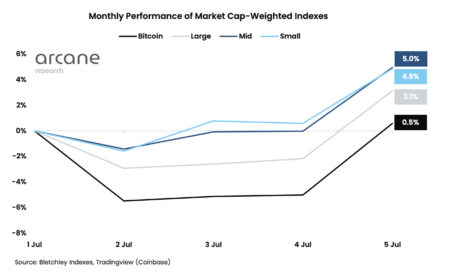 Altcoins vs bitcoin performance