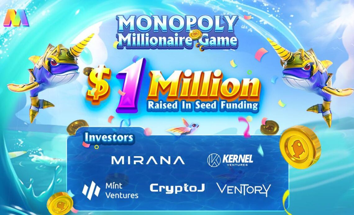 Monopoly Millionaire Game Raised $1 Million in Seed Funding – Press release Bitcoin News