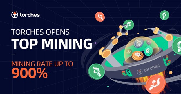 Torches, the Lending Protocol on KCC Opens TOP Mining with Up to 900% Mining Rate