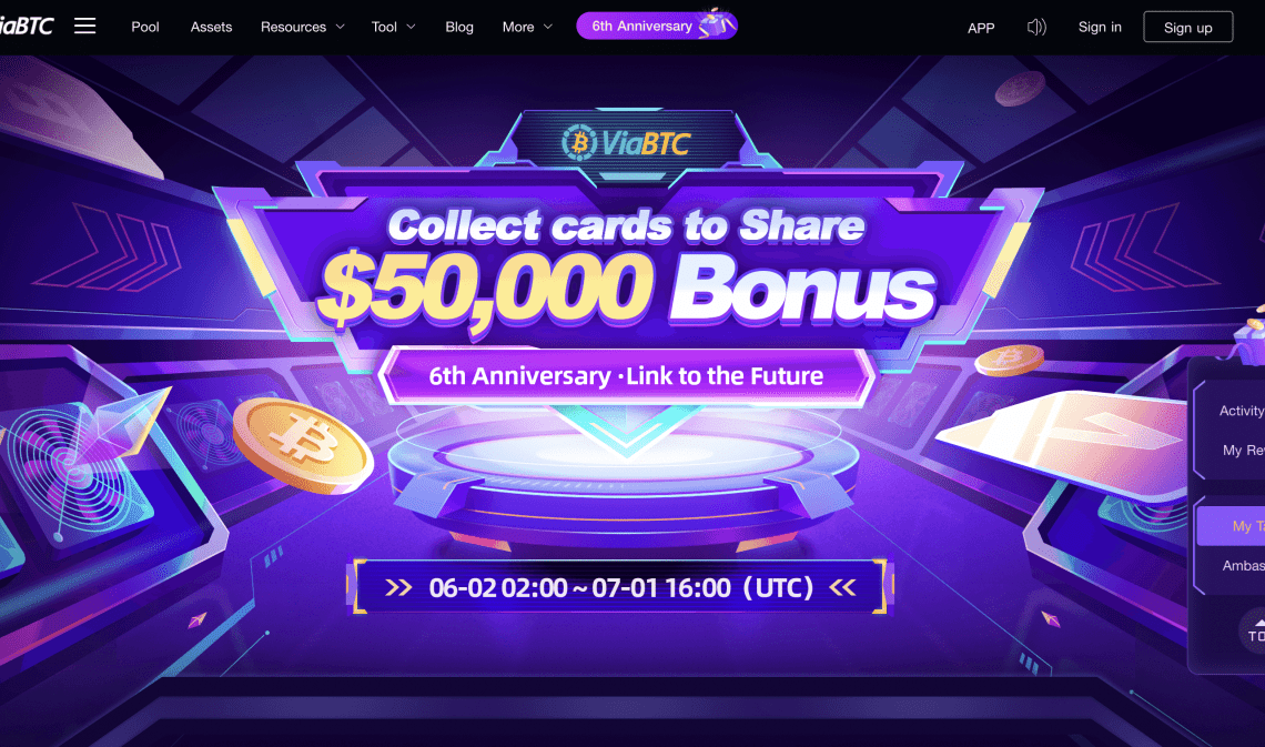 ViaBTC’s Sixth-Anniversary Events Come to a Successful End, Bringing Tens of Thousands of Users to a Crypto Carnival