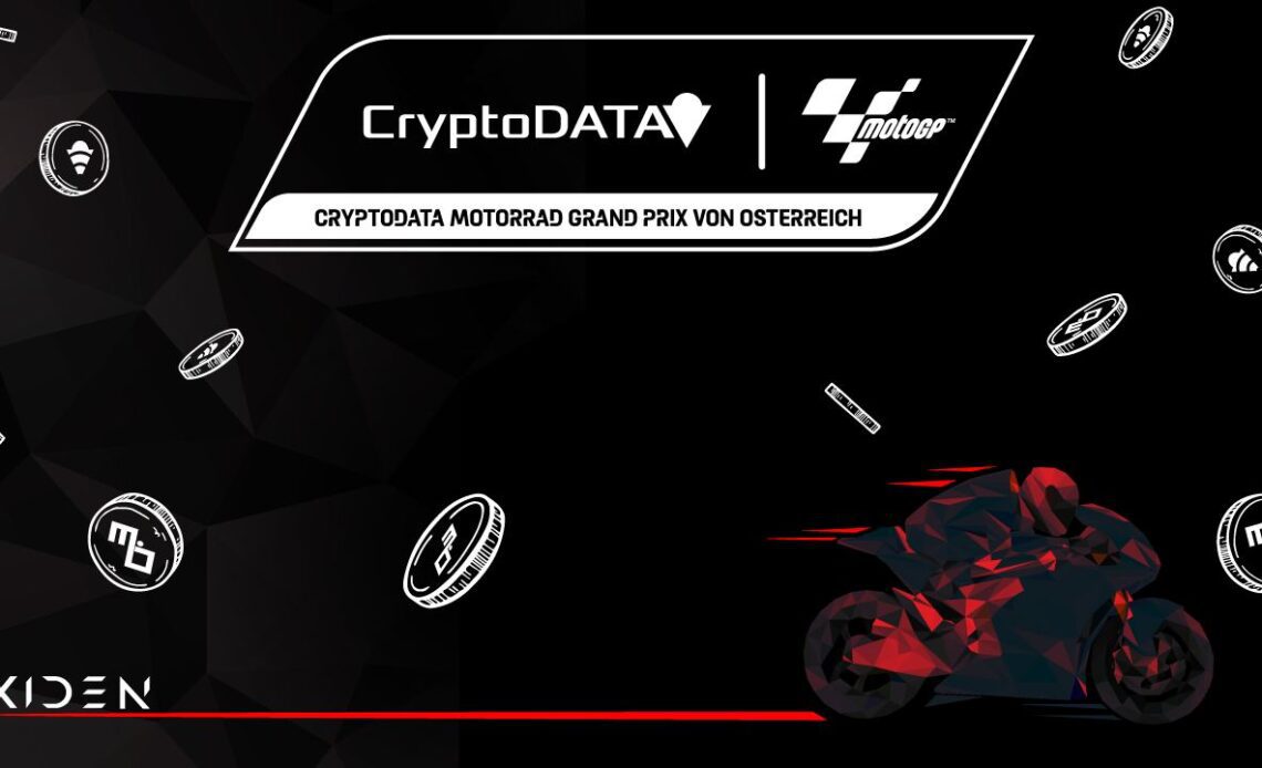 XIDEN Blockchain Developer CryptoDATA Tech Announced as Official Title Sponsor of the MotoGP™ Austrian GP – Press release Bitcoin News