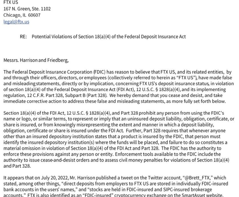 FDIC-FTX spat is another reason for investors to self-custody their funds