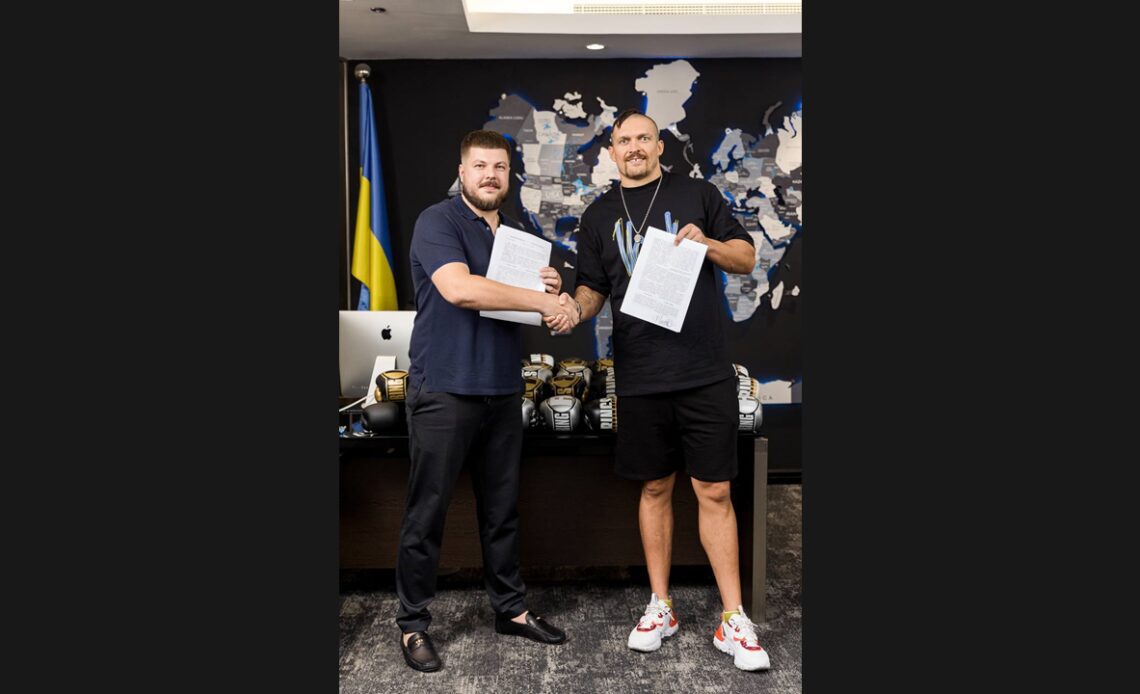 Oleksandr Usyk Partners Up With The QMALL Crypto Exchange Ahead Of His Upcoming Match With Anthony Joshua