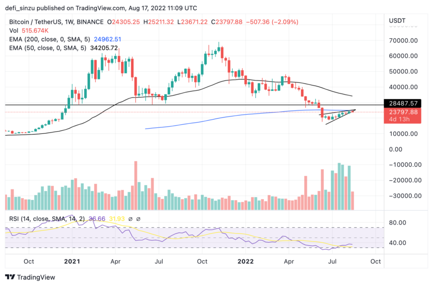 TA- Bitcoin (BTC) Unable To Hold Above $24,000 Ahead Of Bearish Signs