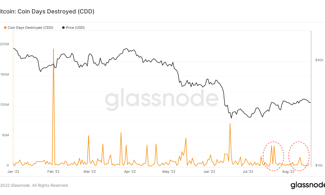 bitcoin coin days destroyed