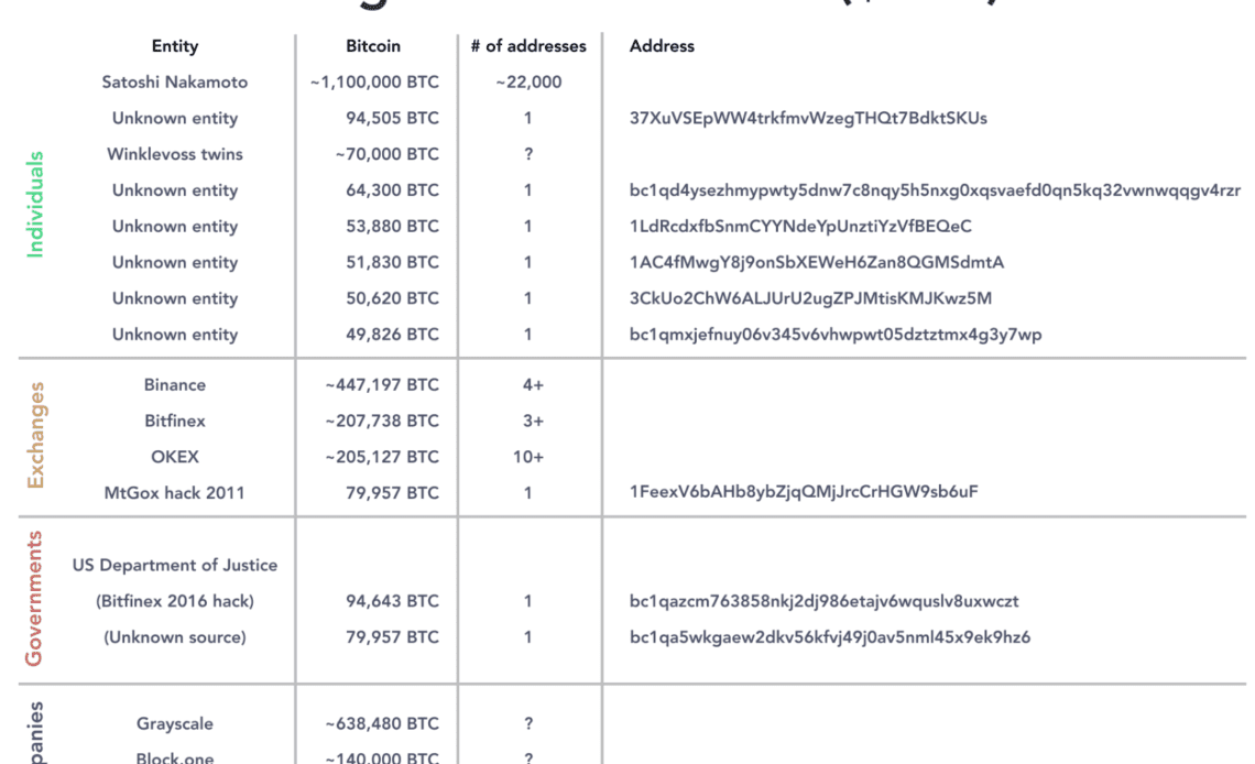 Unknown investor buys $3B worth of Bitcoin, becoming one of the largest holders