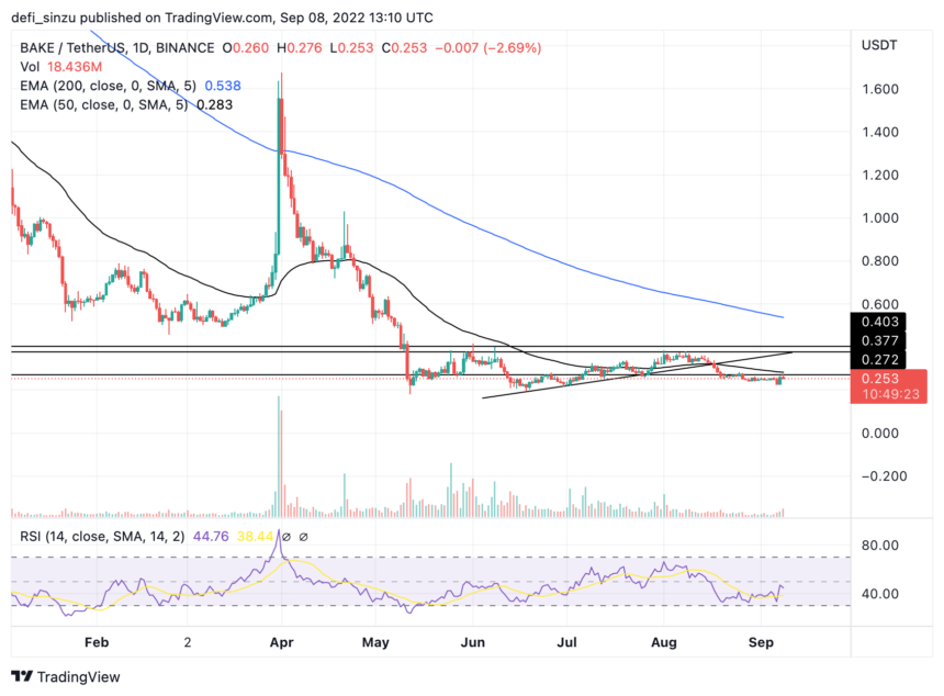 Bake Token (BAKE) Cracks Double Gains As Buyers Eye A Feast At $0.4