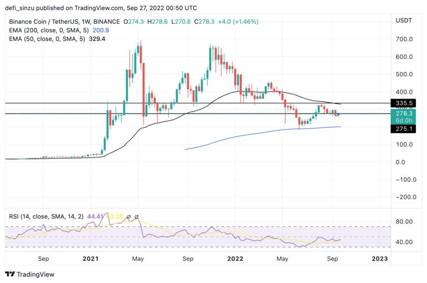 Binance Coin Could Be Set For A Litmus Test, Eyes $280