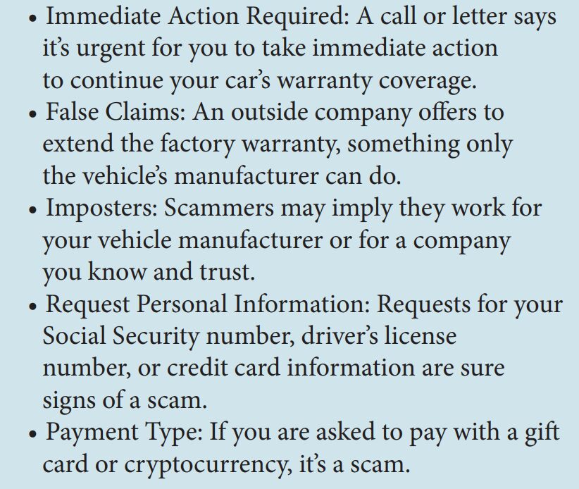 Florida govt warns against auto warranty scammers asking crypto payments