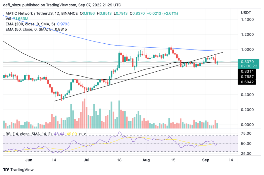 Polygon Shows Bearish Signs, Can $0.76 Support Hold Price Of Matic?