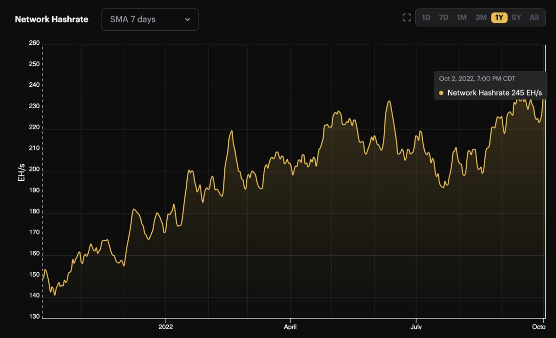 Bitcoin miner profitability under threat as hash rate hits new all-time high