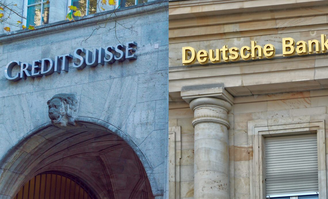 'Trading Like a Lehman Moment’ — Credit Suisse, Deutsche Bank Suffer From Distressed Valuations as the Banks’ Credit Default Insurance Nears 2008 Levels