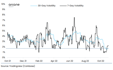 Bitcoin Daily Volatility