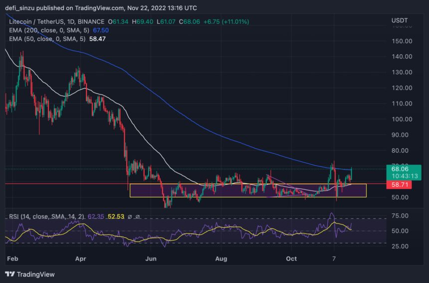 Litecoin (LTC) Defends $60 As Altcoins Suffer; Here Are Levels To Watch
