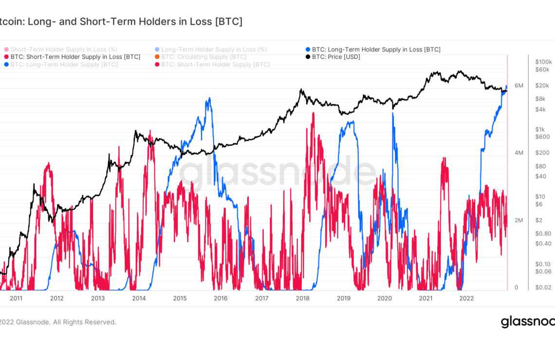 Bitcoin hodlers sit on record 8M BTC in unrealized loss, data shows