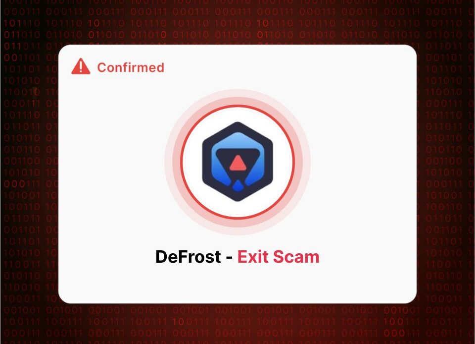 Defrost Finance offers 20% payment to hackers as CertiK claims project is an 'Exit Scam'