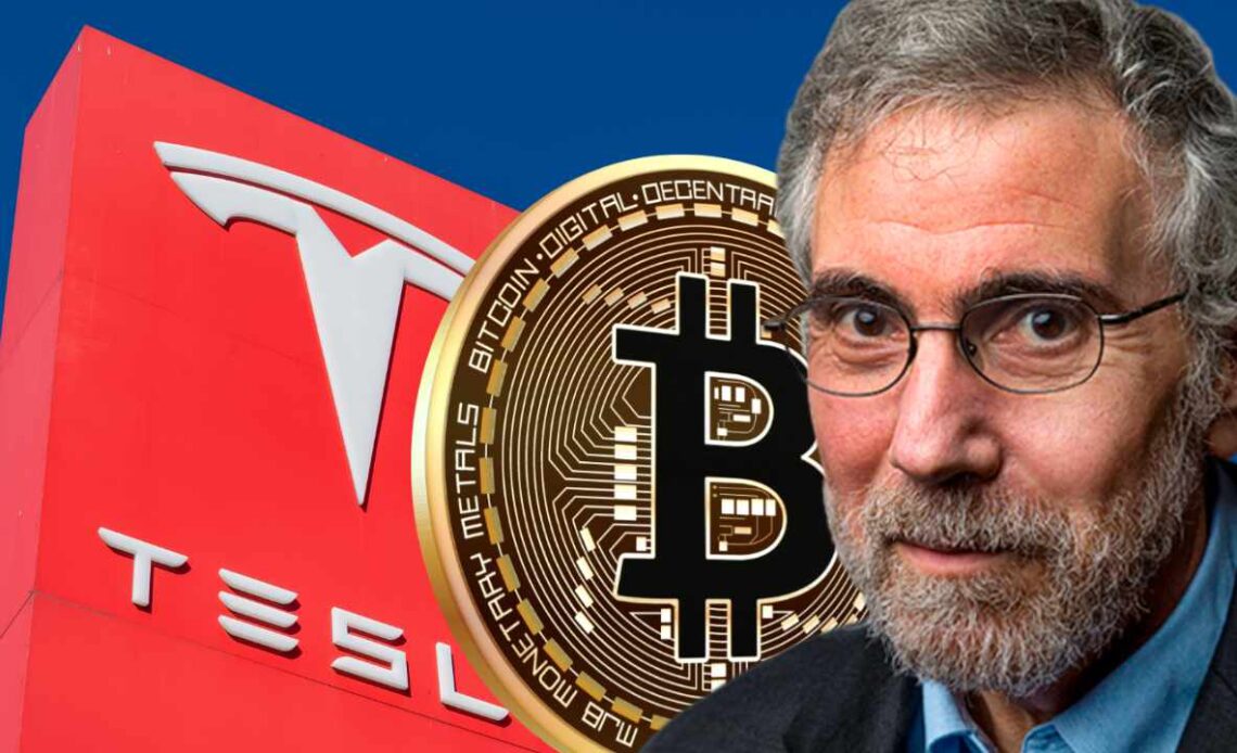 Nobel Prize Laureate Paul Krugman Likens Tesla to Bitcoin — Says They 'Have More in Common Than You Think'