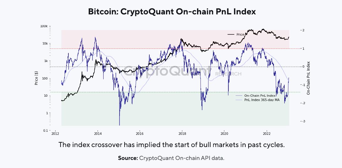 Bitcoin CryptoQuant PnL Index