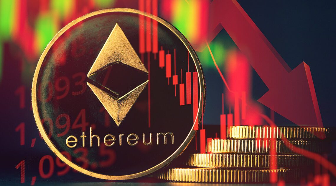 Ethereum price falls below $1,900 as Shanghai upgrade approaches