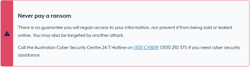 Push to ban ransomware payments following Australia's biggest cyber attack