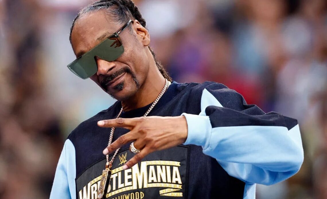 Snoop Dogg Sports Blinged-Out Crypto Hardware Wallet at Wrestlemania 39