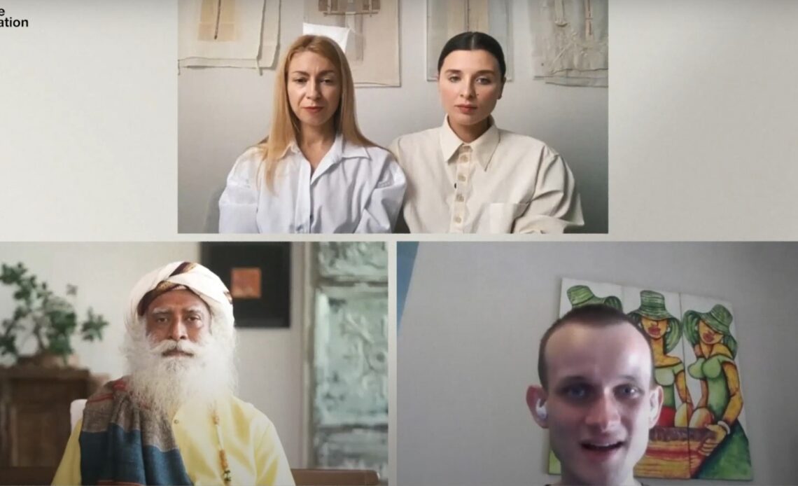 Vitalik Buterin and Indian yogi Sadhguru discuss tech, identity and more