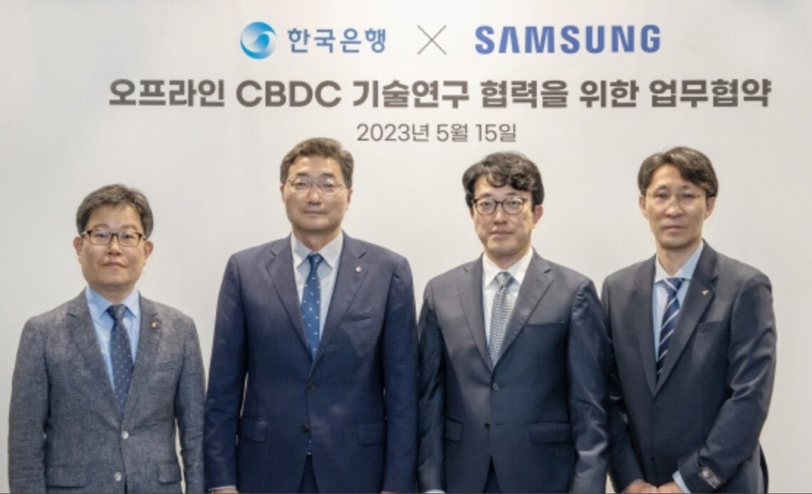 Samsung to research South Korea's CBDC for offline payments