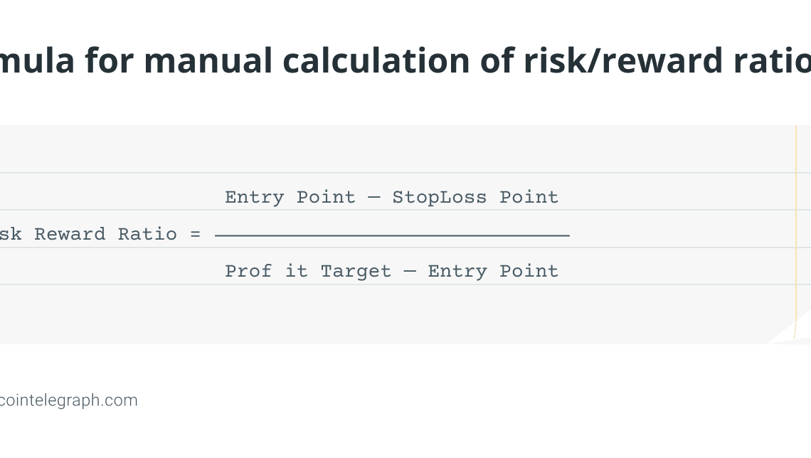 What is the risk/reward ratio in cryptocurrency trading, and how to use it