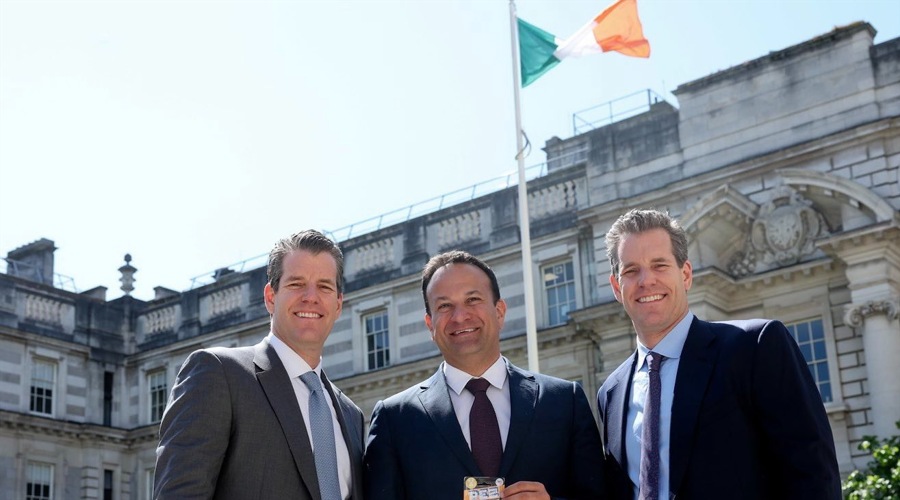 Winklevoss Brothers and Irish Prime Minister