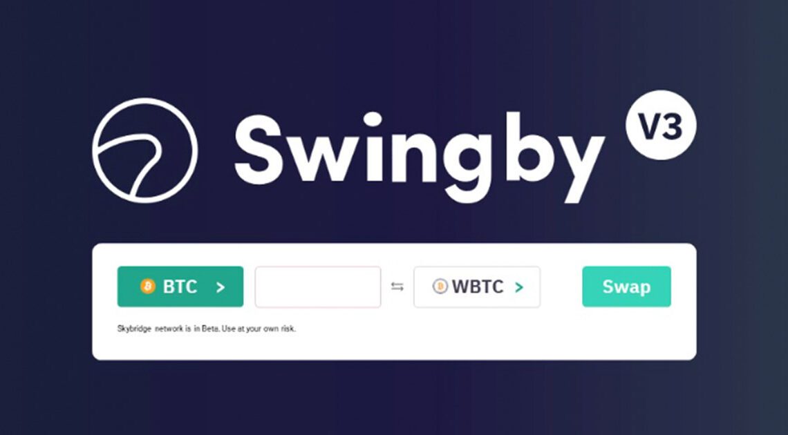 Swingby Launches V3 iteration of its Bitcoin bridge