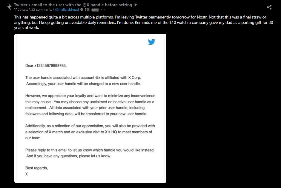 Twitter hijacks @X handle, offered user merch, trip to HQ as 'thank you'