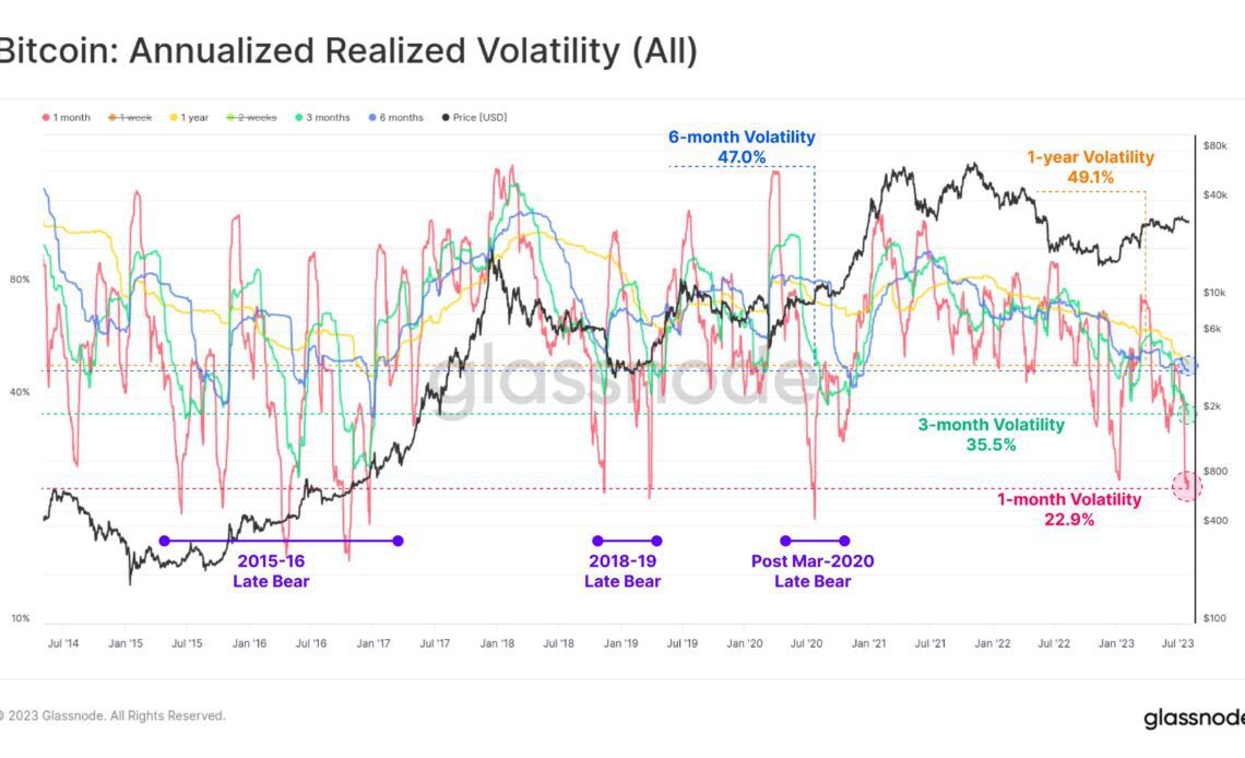 Bitcoin volatility