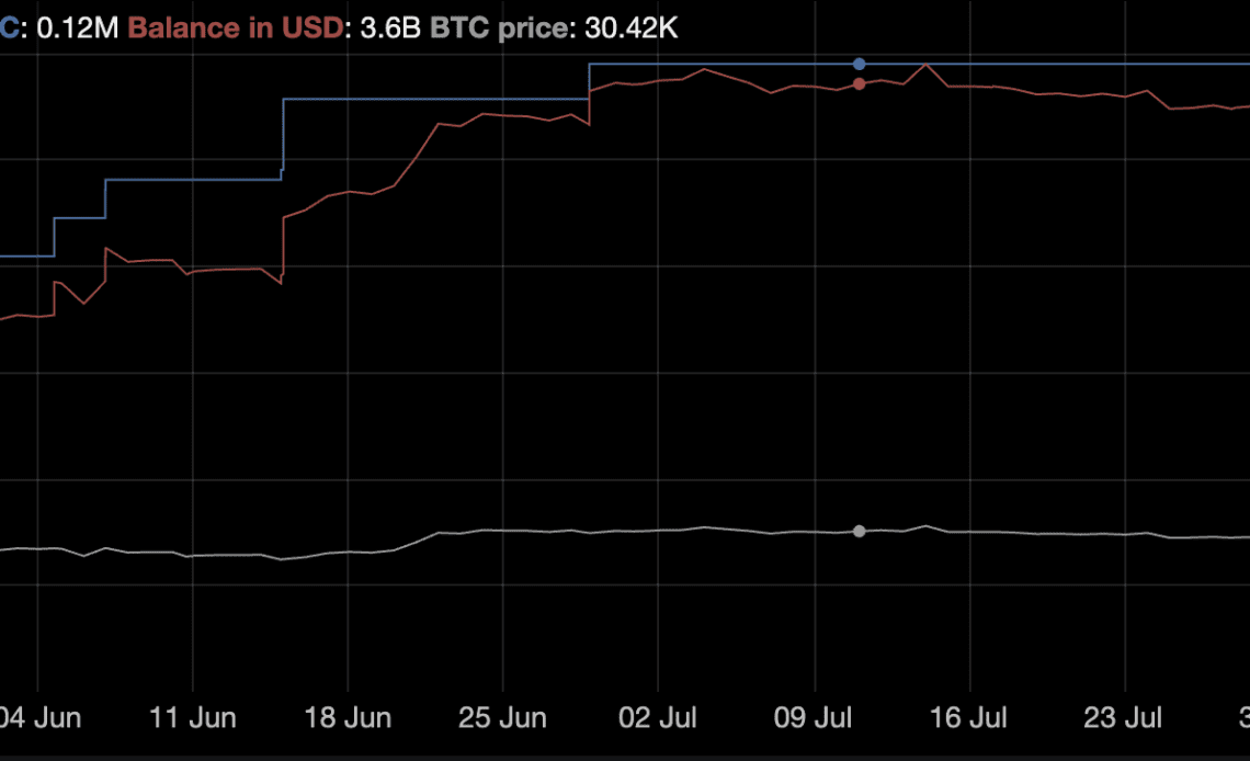 Mysterious Bitcoin Whale Accumulates Over $3,087,545,354 Worth of BTC in Less Than Three Months