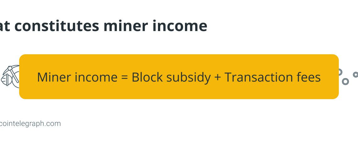 What constitutes miner income