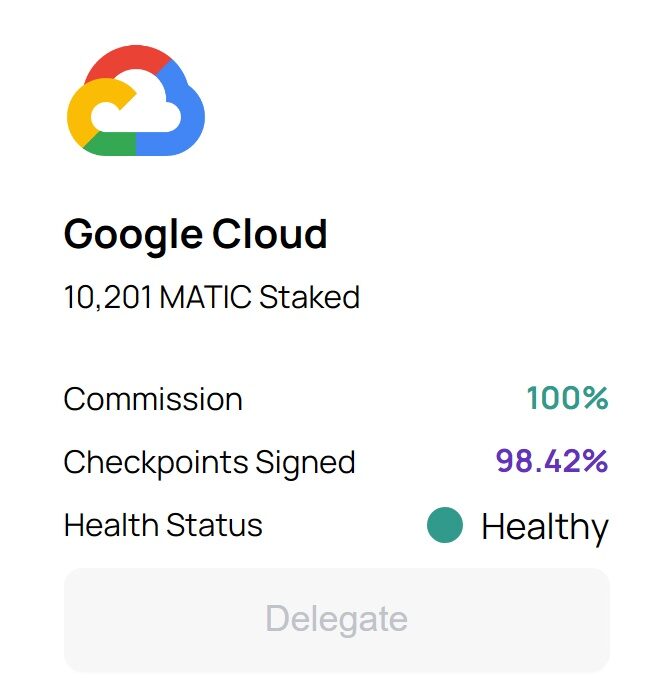 Google Cloud is now a validator on the Polygon network