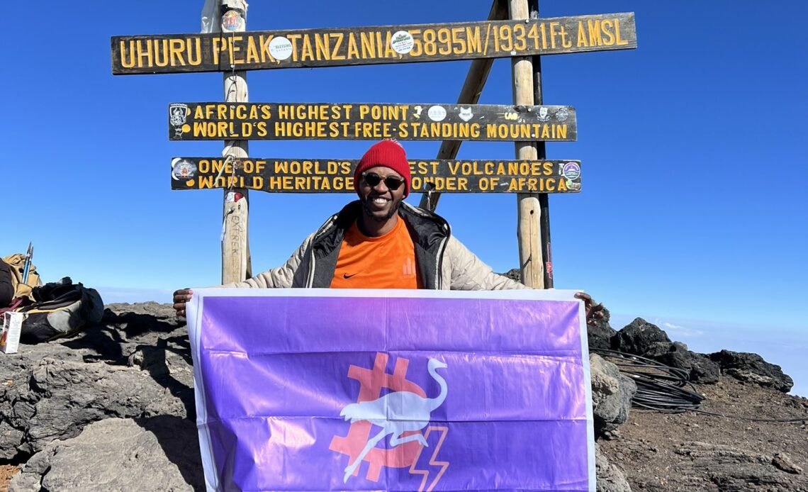 Bitcoin builder climbs Africa's tallest mountain to raise awareness