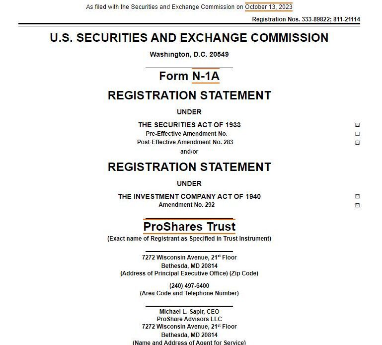 ProShares prepares to launch unique Short Ether Strategy ETF