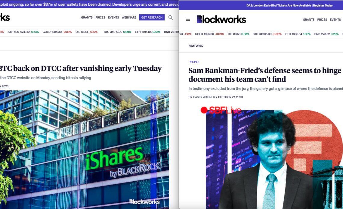 Scammers create spoof Blockworks site to drain crypto wallets