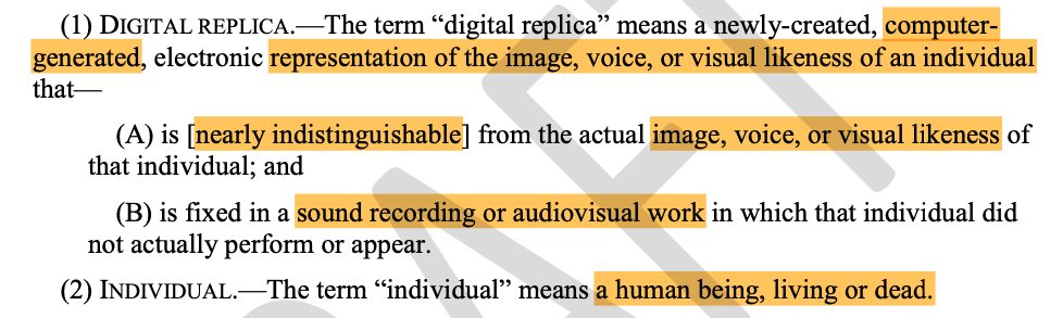 US senators draft NO FAKES bill to ban unauthorized AI copycats