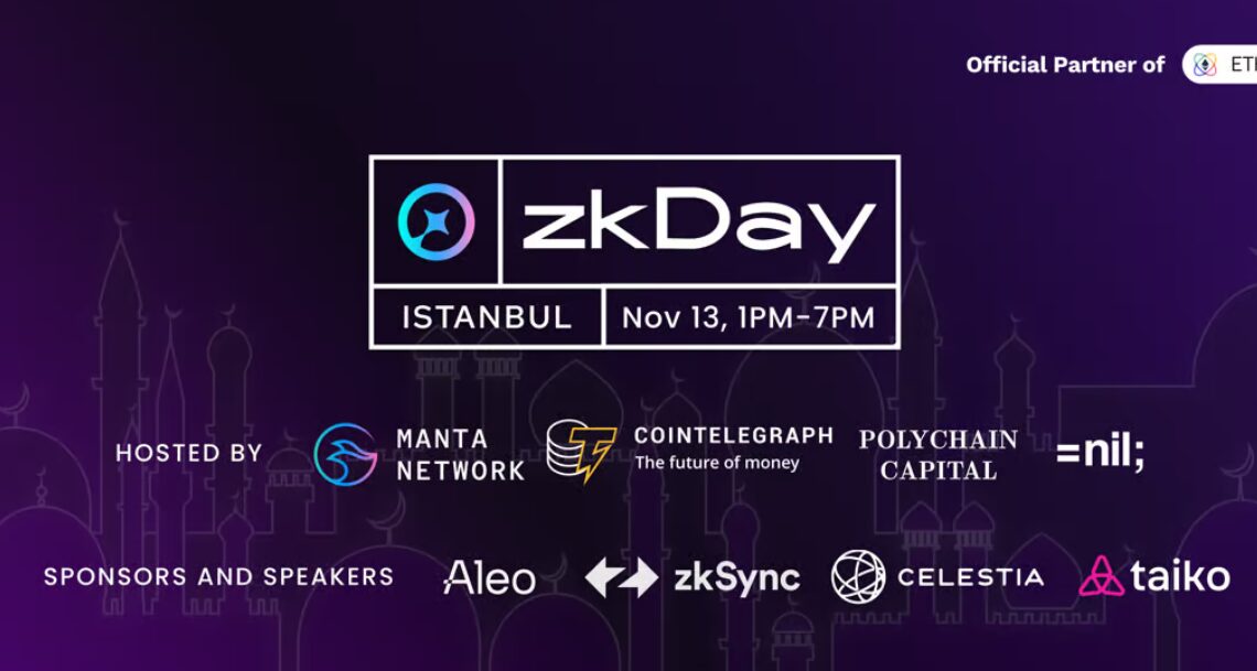 ZkDay conference and Pitch competition comes to Istanbul on Nov. 13