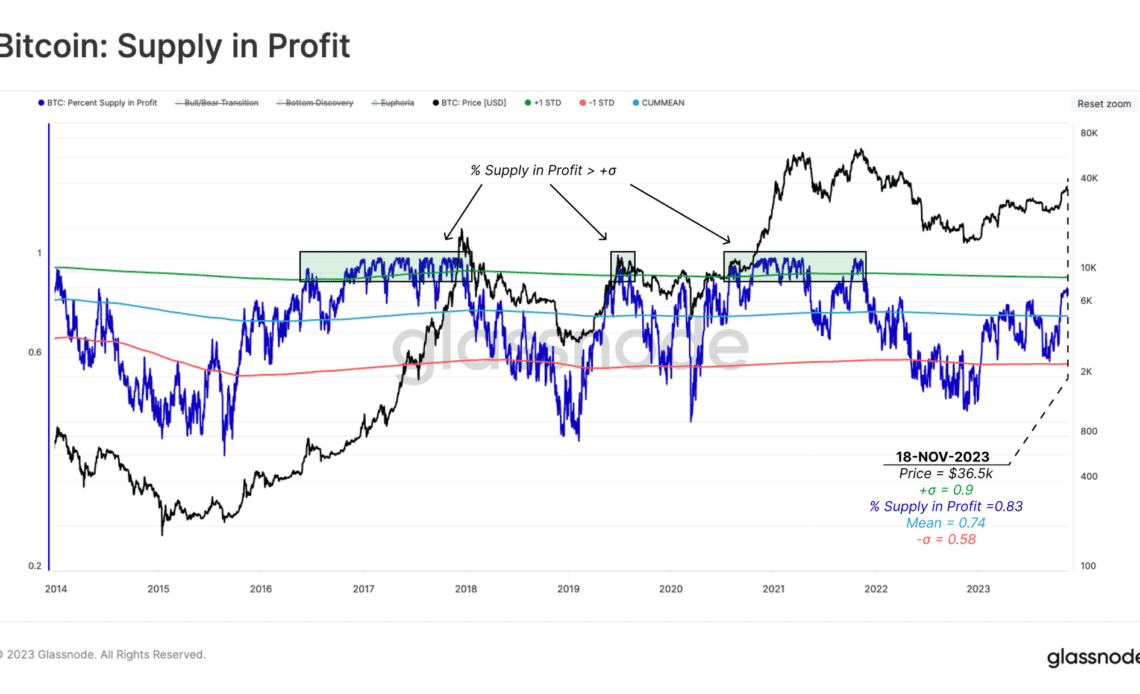 Bitcoin Supply In Profit