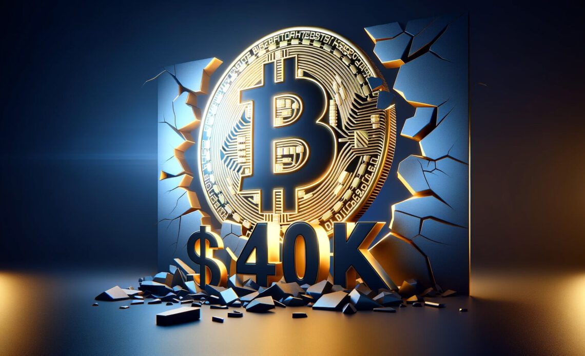 Bitcoin price hits $40k amid ETF discussions and BTC halving anticipation