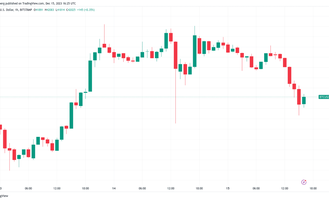 Bitcoin whales aim to reclaim $42K after BTC price dives over 3%